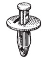 Крепежное изделие 10188 - Кузов (Бампера), 1636632, 20687704