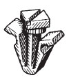Крепежное изделие 10545 - Кузов (Бампера), Кузов (Решётки), 01553-01631 (0155301631), 01553-03831 (0155303831), 01553-05751 (0155305751), 62318-01W00 (6231801W00), 62318-33M00 (6231833M00)