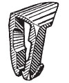 Крепежное изделие 10581 - Трубки. Эл.проводка, N802239-S (N802239S), N806191-S1901 (N806191S1901)