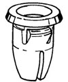Крепежное изделие 10917 - Кузов (Молдинги), A00-198-87-68 (A001988768)